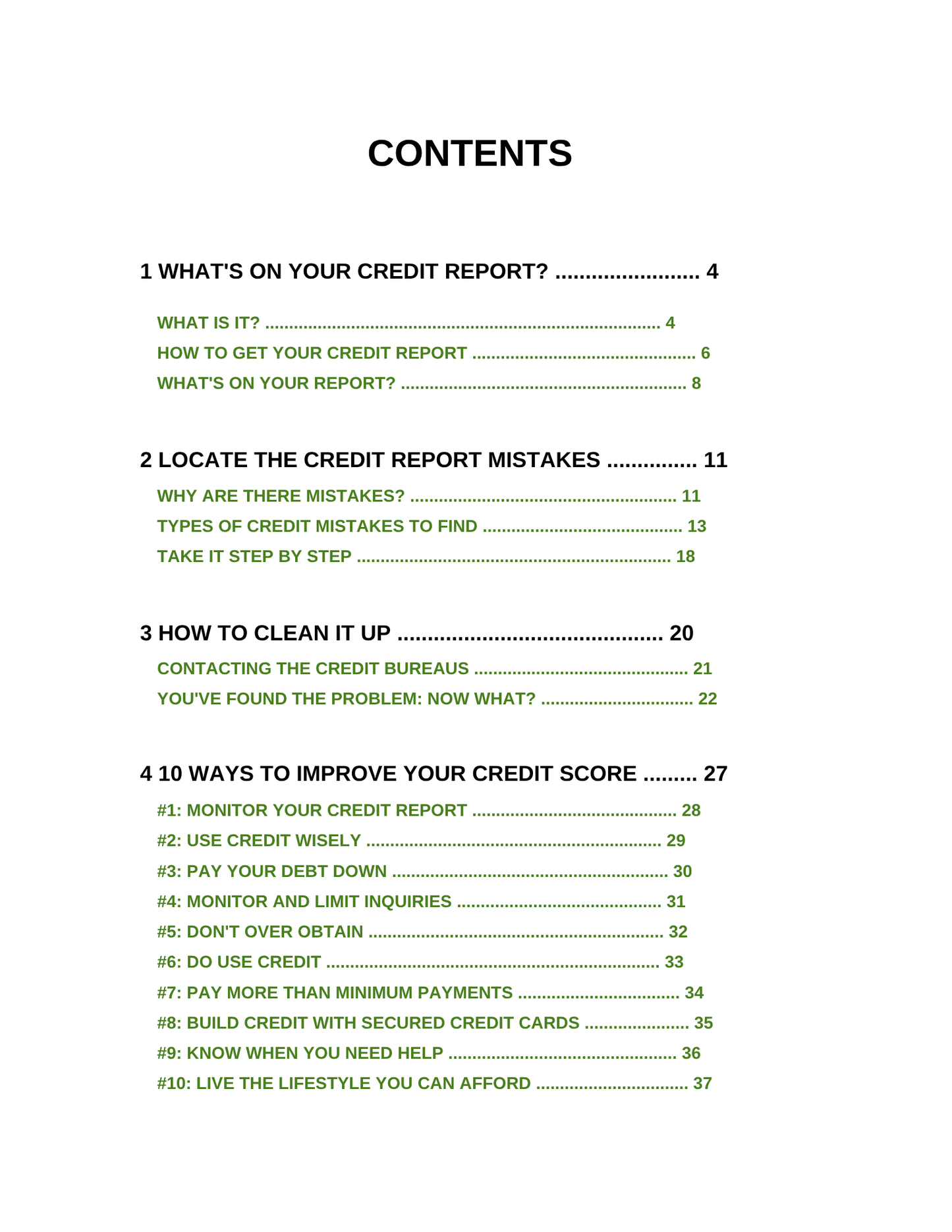 DIY Credit Repair