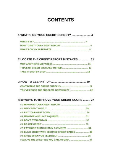 DIY Credit Repair